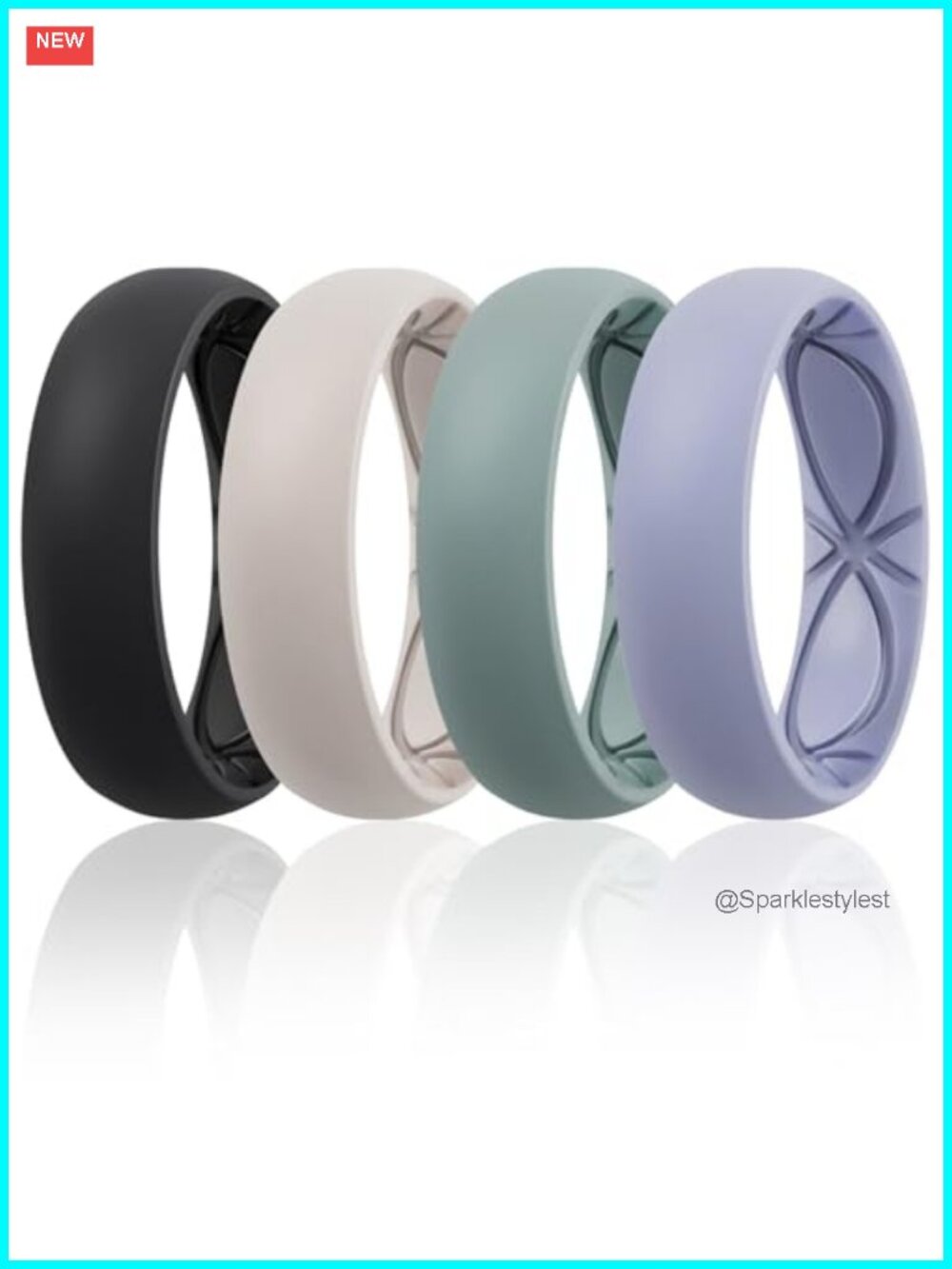 Silicone Promise Rings Multipack Breathable Ergonomic Wedding Bands